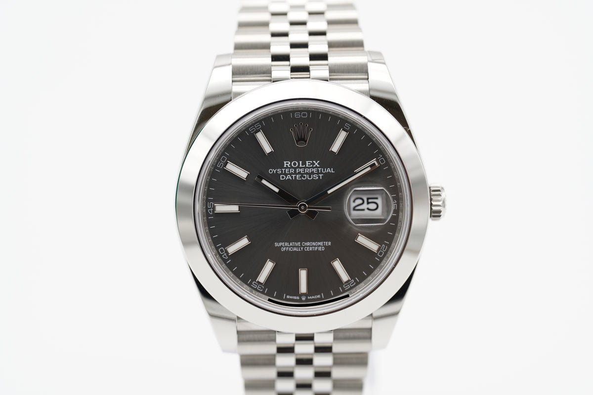 Rolex Datejust 41 126300 Rhodium Full-Set 2026 Neu