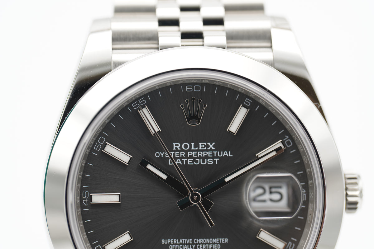 Rolex Datejust 41 126300 Rhodium Full-Set 2026 Neu