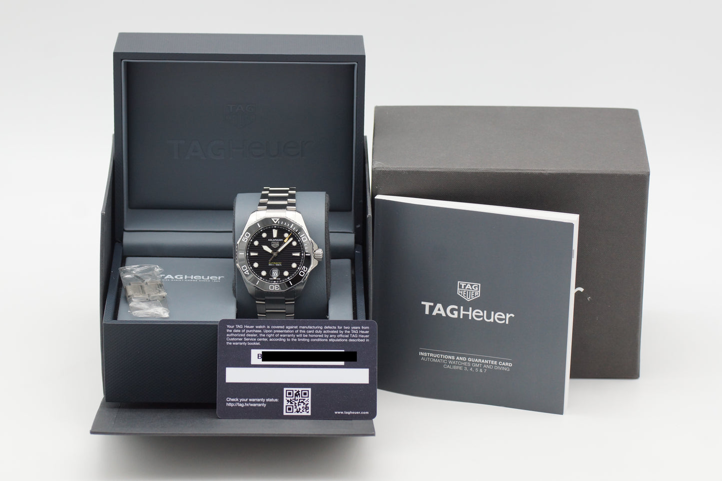 Tag Heuer AquaRacer WBP201A Schwarz Full-Set 2021