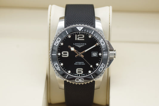 Longines HydroConquest  L3.781.4.56.6 Schwarz Full-Set 2022