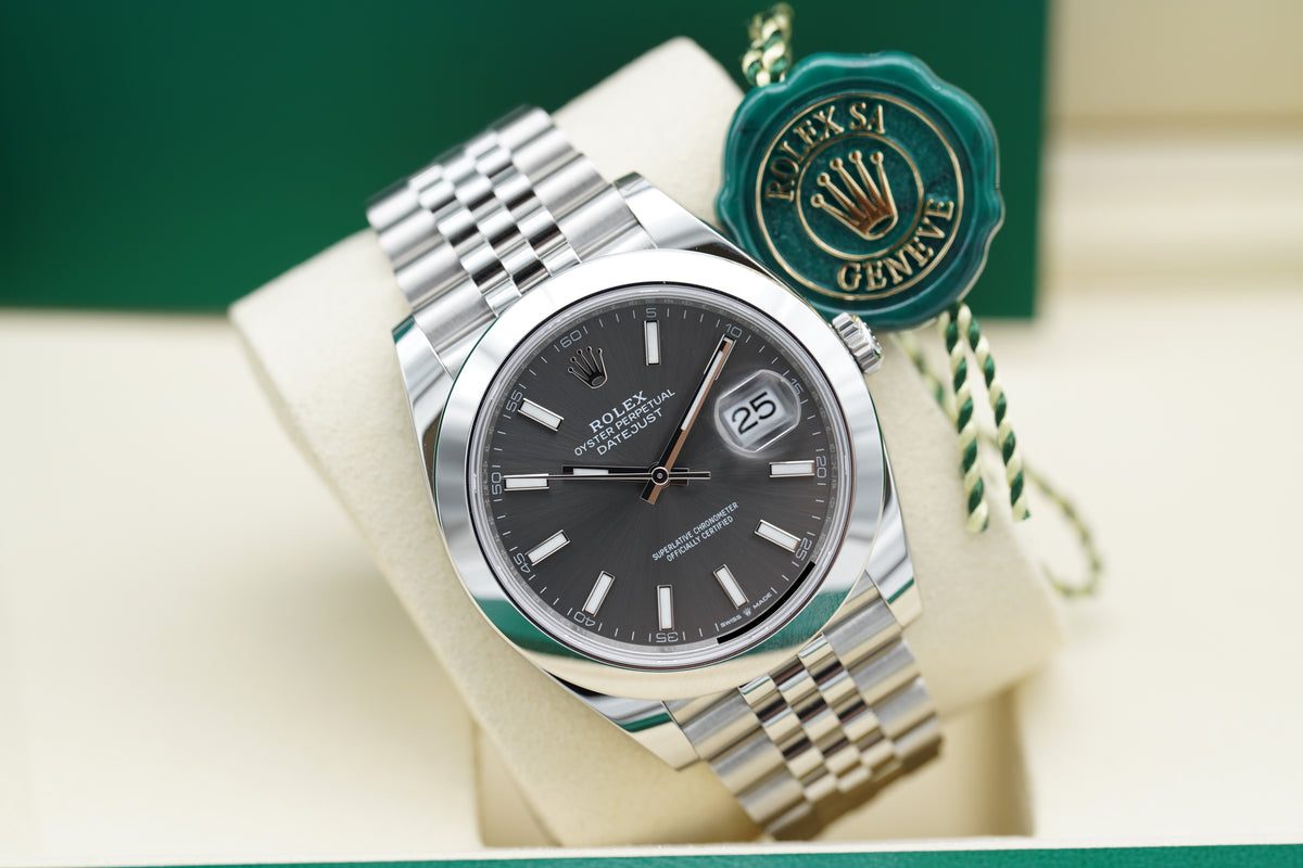 Rolex Datejust 41 126300 Rhodium Full-Set 2026 Neu