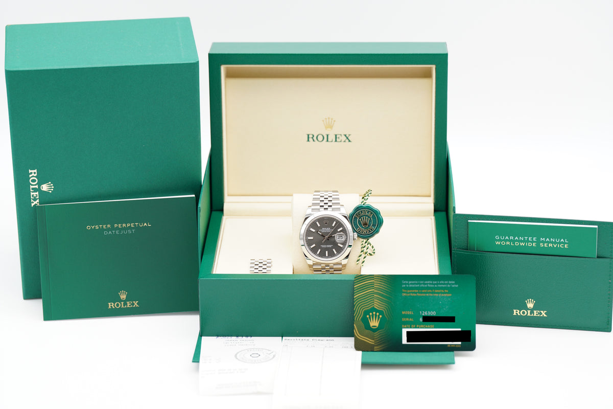 Rolex Datejust 41 126300 Rhodium Full-Set 2026 Neu