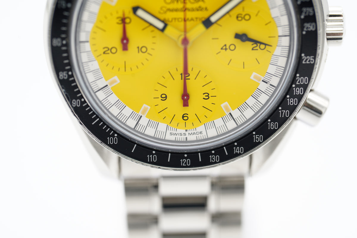 Omega Speedmaster Michael Schumacher 3510.12 Gelb 1996