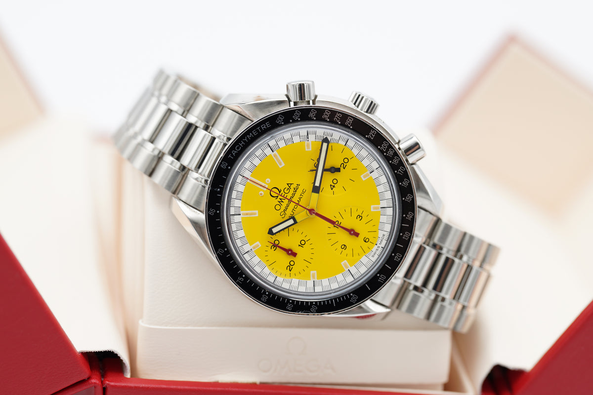 Omega Speedmaster Michael Schumacher 3510.12 Gelb 1996