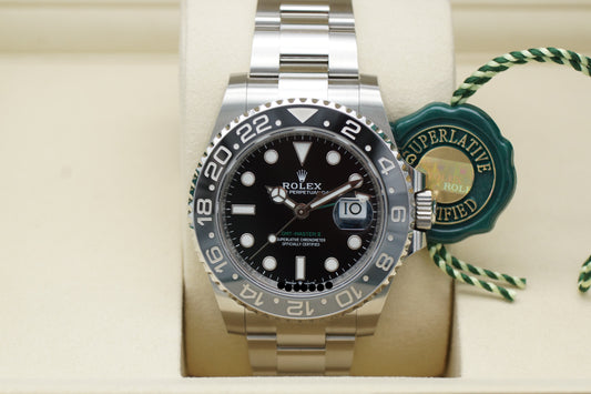 Rolex GMT-Master II 126710GRNR 'Bruce Wayne' Full-Set 2025 NEU
