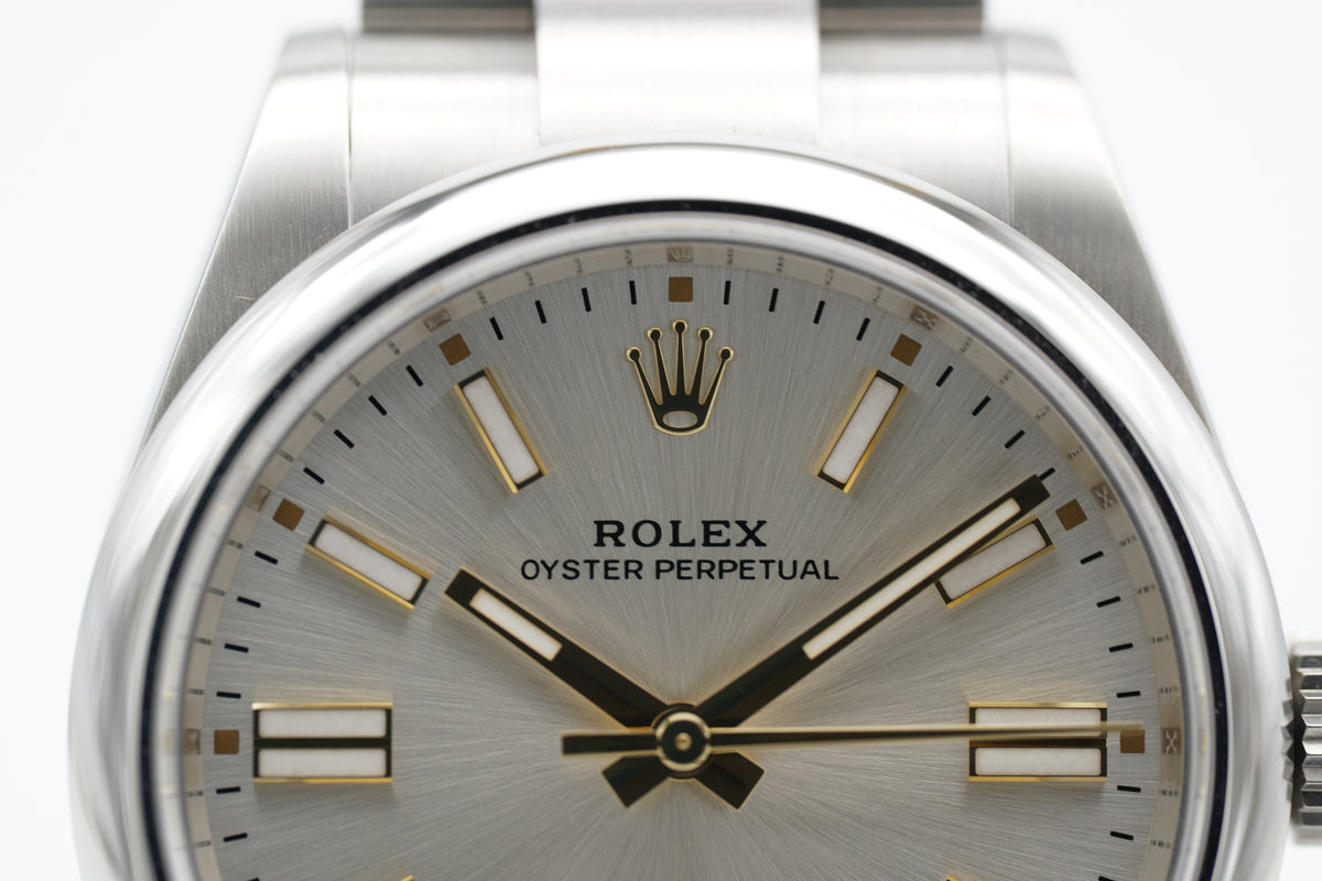 Rolex Oyster Perpetual Silber 41 134300 Full-Set 2026