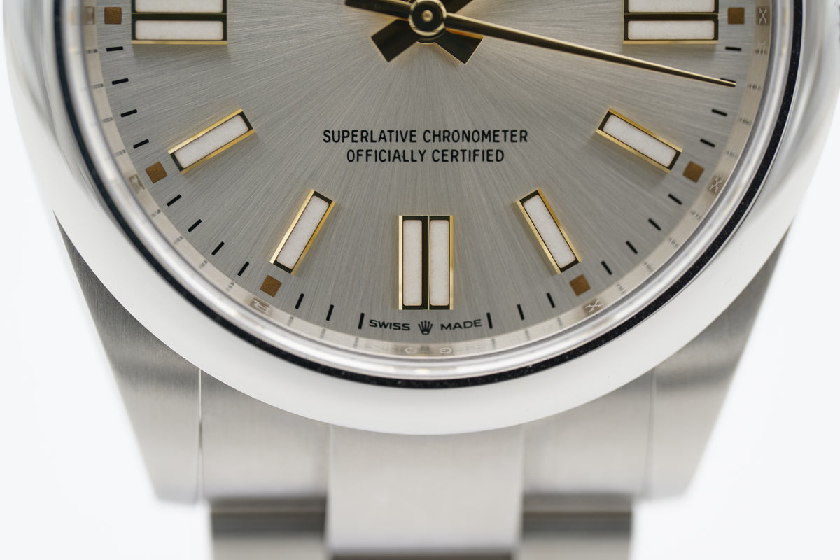Rolex Oyster Perpetual Silber 41 134300 Full-Set 2026