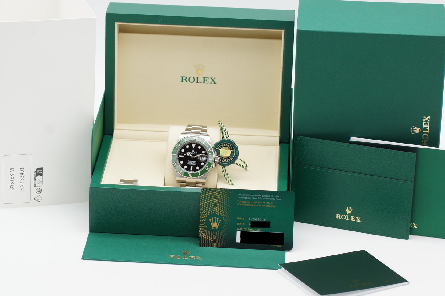 Rolex Submariner Date Starbucks 126610LV Grün Full-Set 2025