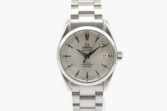 Omega Seamaster Aqua Terra Co-Axial 2504.30 Silber Box 2007