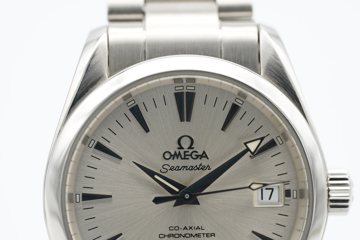 Omega Seamaster Aqua Terra Co-Axial 2504.30 Silber Box 2007