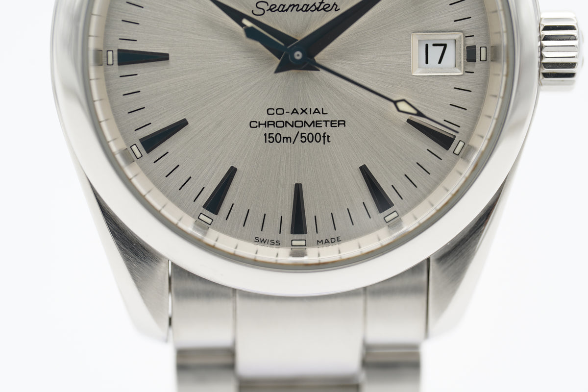 Omega Seamaster Aqua Terra Co-Axial 2504.30 Silber Box 2007