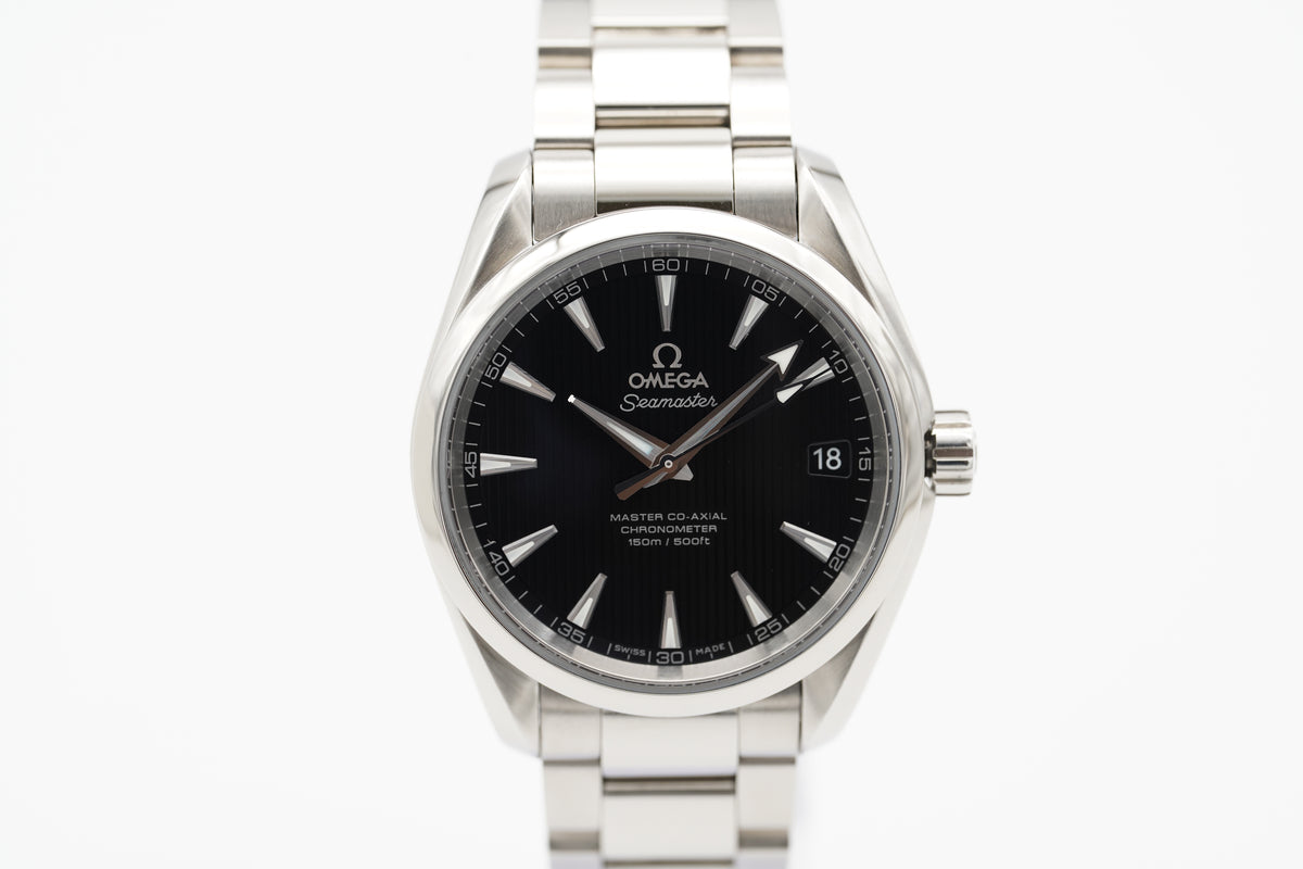 Omega Seamaster Aqua Terra 231.10.39.21.01.002 Schwarz Full-Set 2017