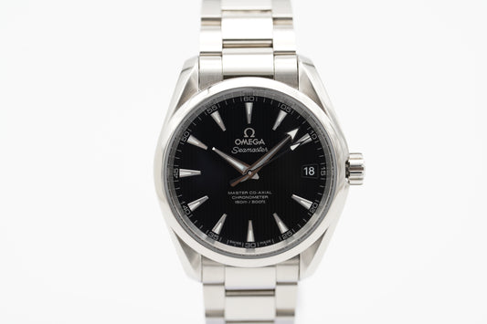 Omega Seamaster Aqua Terra 231.10.39.21.01.002 Schwarz Full-Set 2017