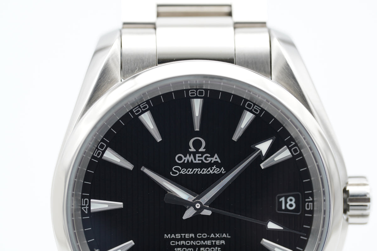 Omega Seamaster Aqua Terra 231.10.39.21.01.002 Schwarz Full-Set 2017