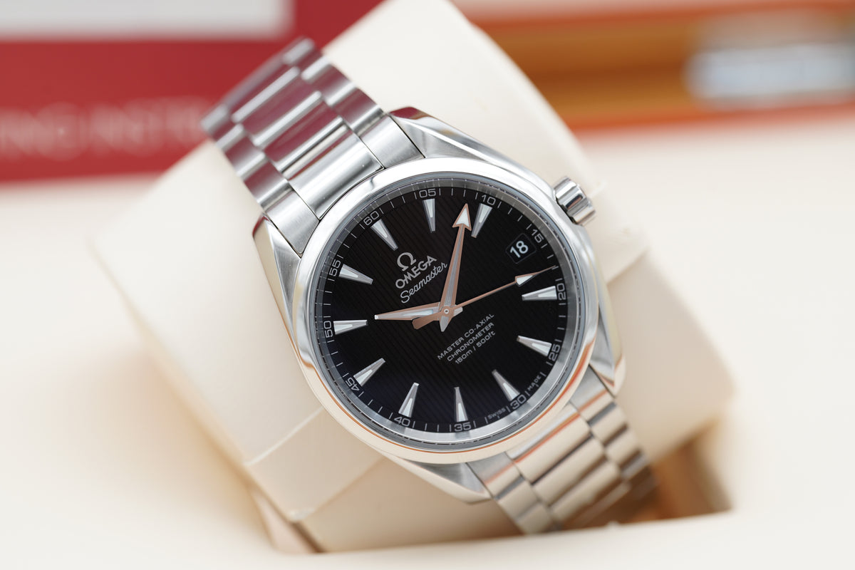 Omega Seamaster Aqua Terra 231.10.39.21.01.002 Schwarz Full-Set 2017