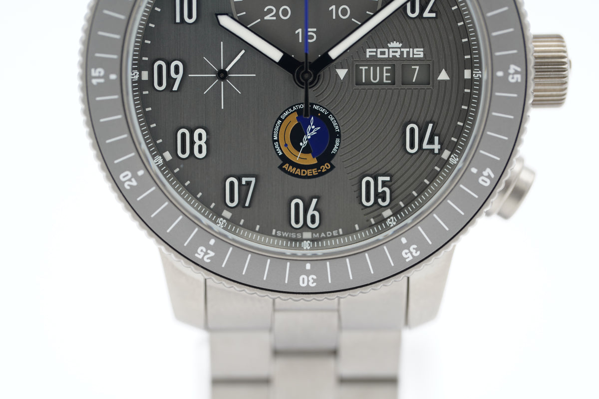 Fortis Amadee 20 F2040007 Titan Grau Box/Papiere 2026 Neu