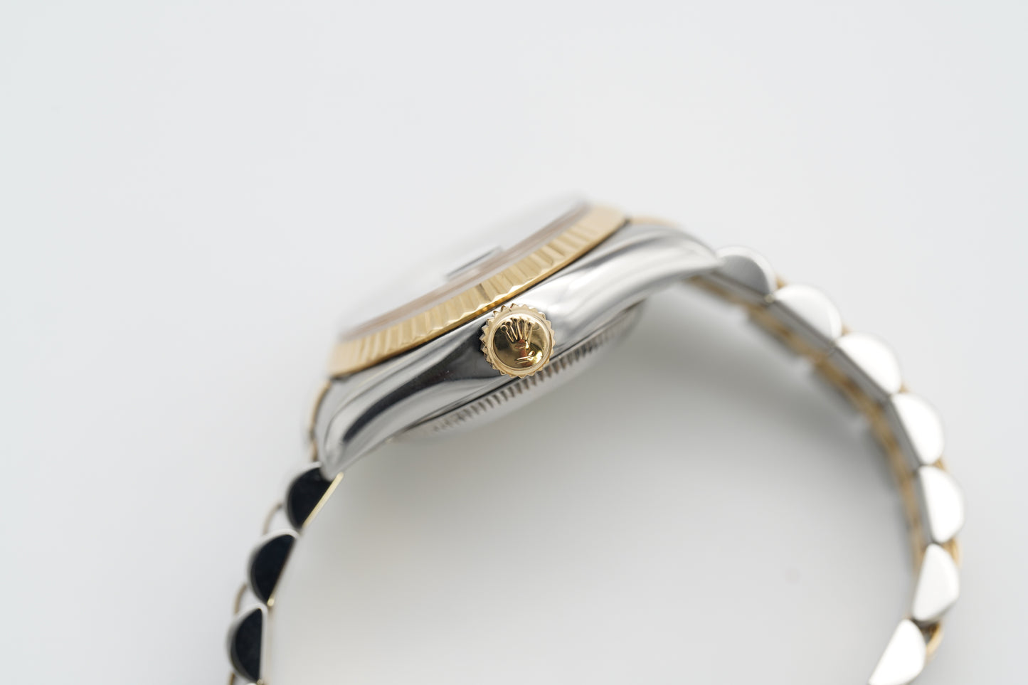 Rolex Lady-Datejust 26 Bicolor 69173 Schwarz B/P 1996