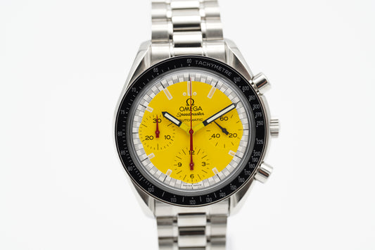 Omega Speedmaster Michael Schumacher 3510.12 Gelb Papiere 1995