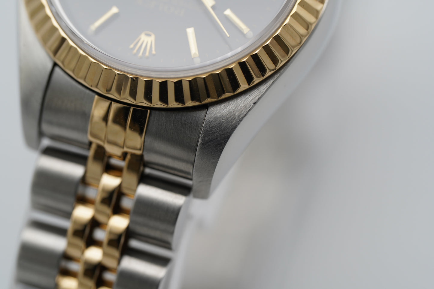 Rolex Lady-Datejust 26 Bicolor 69173 Schwarz B/P 1996