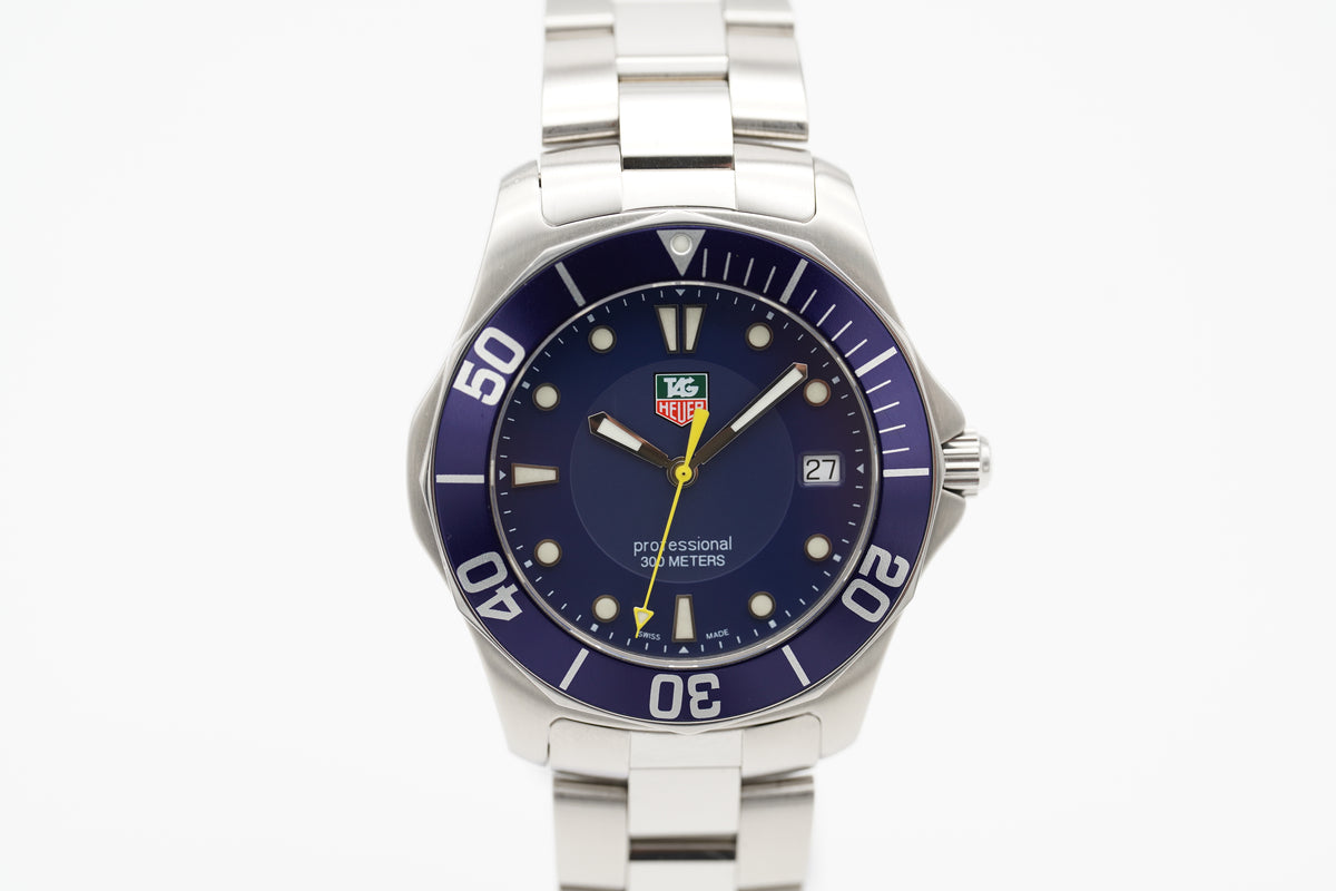 Tag Heuer Aquaracer 300M WAB1112 Blau 2004