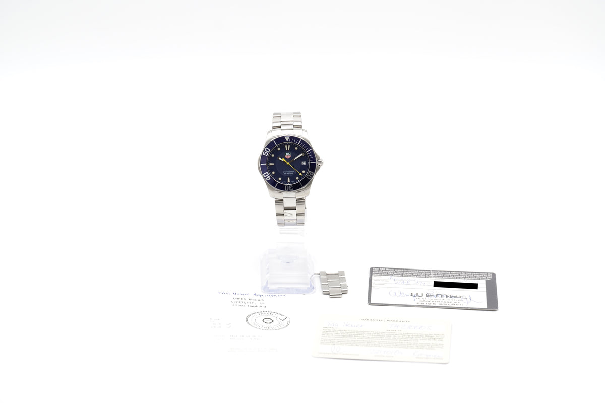 Tag Heuer Aquaracer 300M WAB1112 Blau 2004