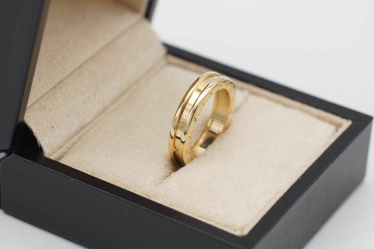BVLGARI  B.Zero1 18k Gold Ring 54 Full-Set 2019