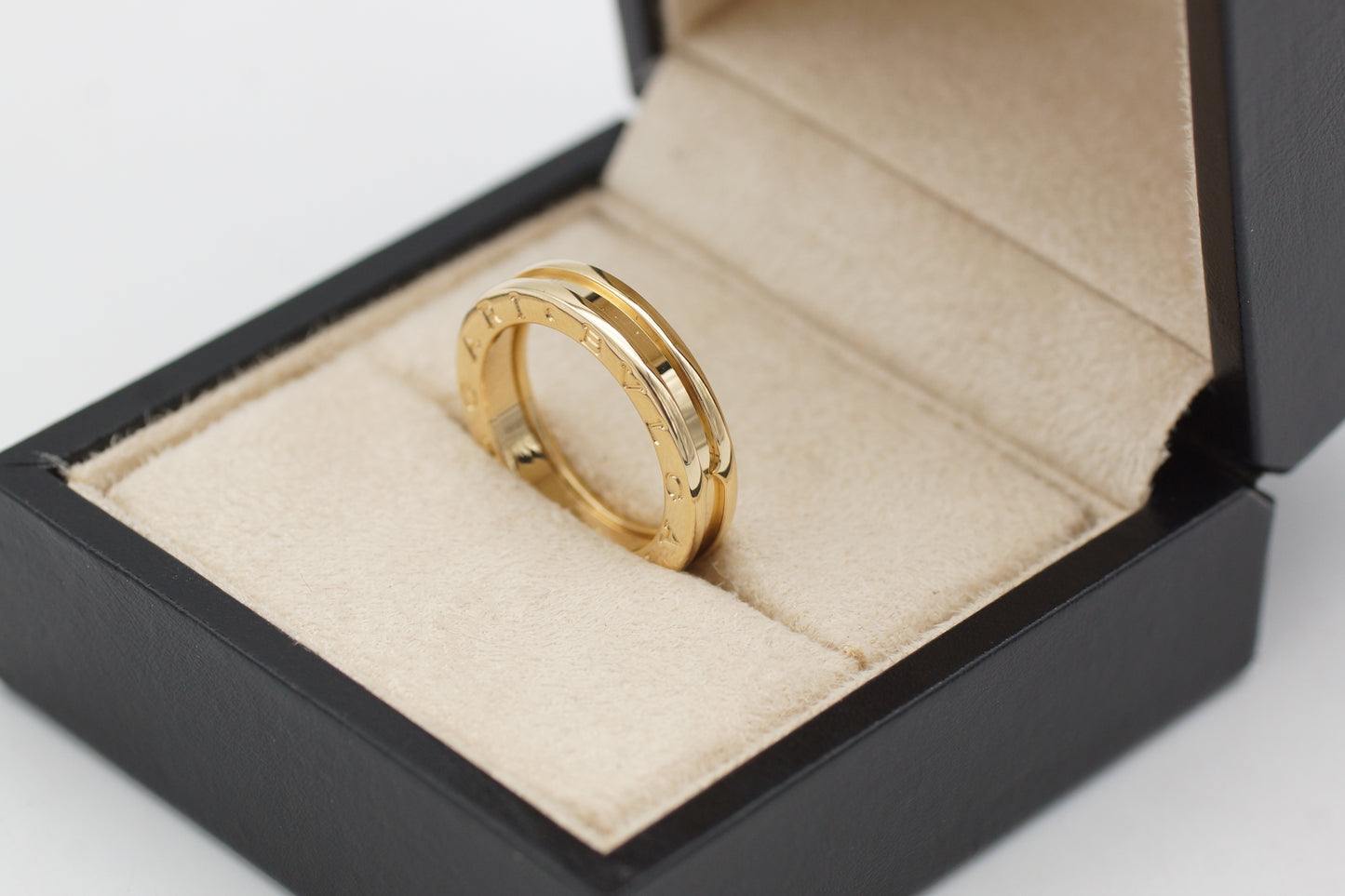 BVLGARI  B.Zero1 18k Gold Ring 54 Full-Set 2019