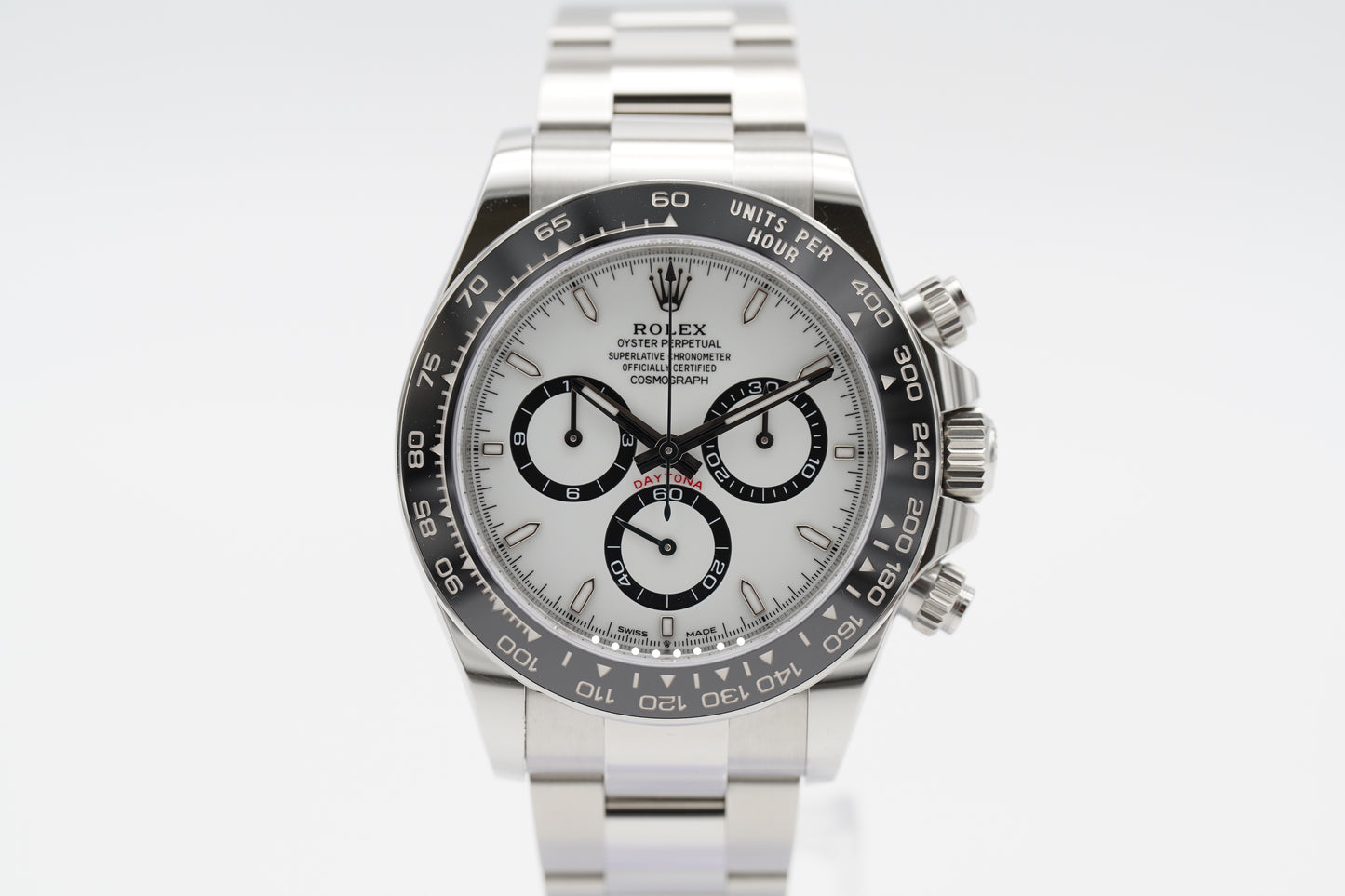 Rolex Cosmograph Daytona 126500 Weiß Panda Full-Set 05/2026