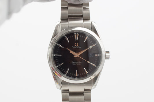 Omega Seamaster Aqua Terra 2518.50 Schwarz Box/Papiere 2005