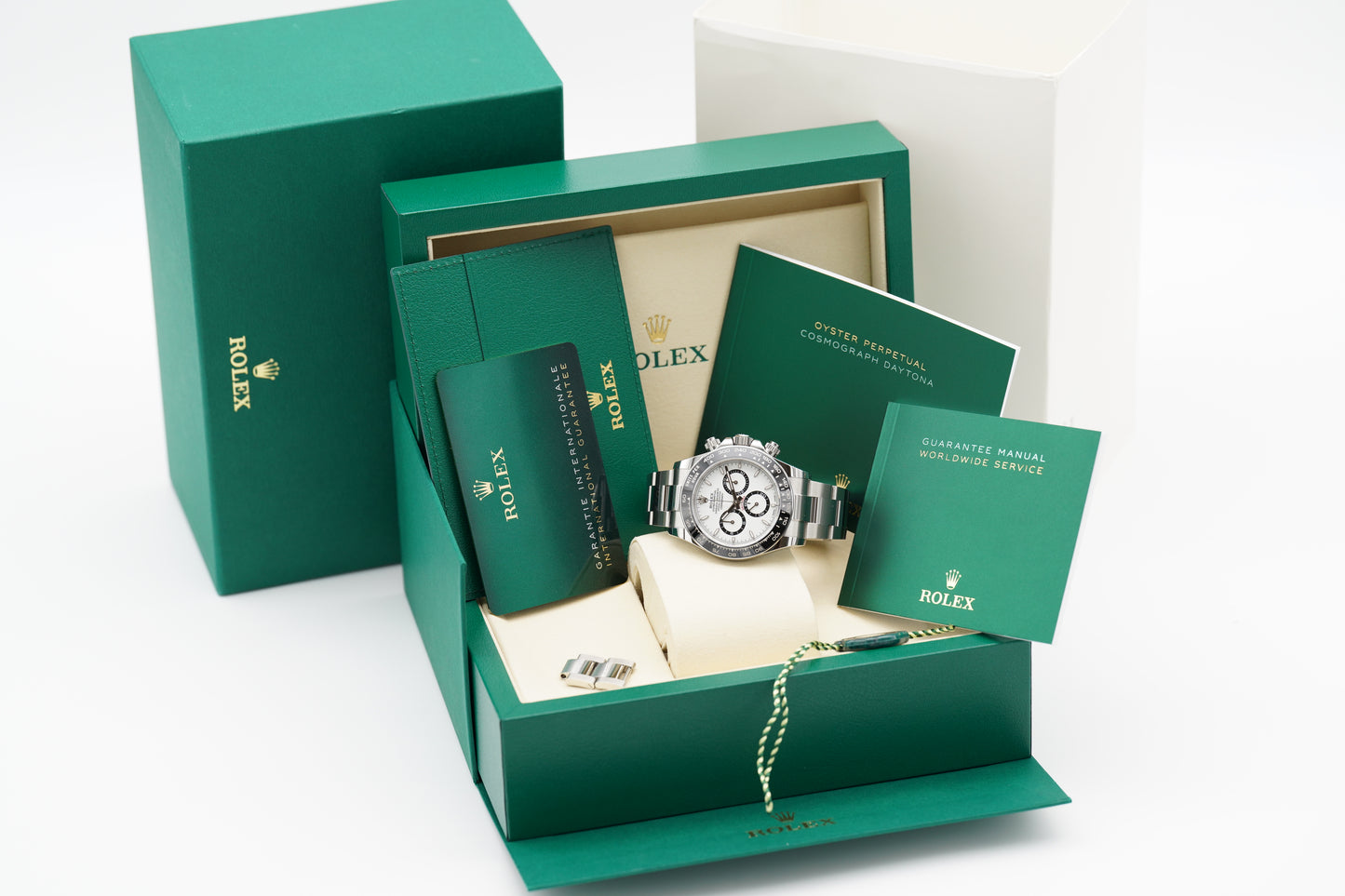 Rolex Cosmograph Daytona 126500 Weiß Panda Full-Set 05/2026