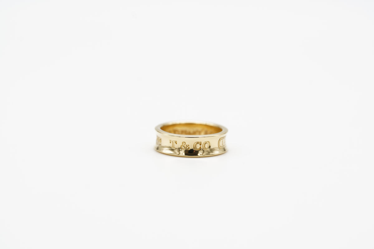 Tiffany & Co. 1837 18k Gold Ring 52