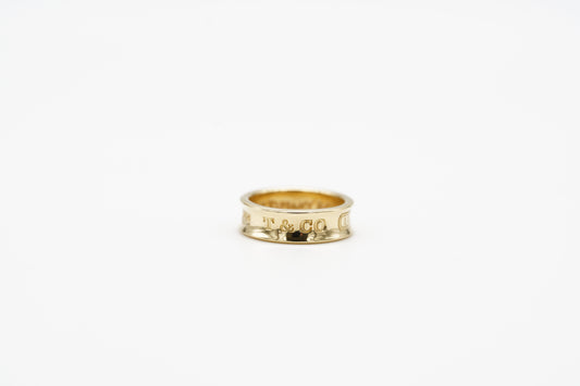 Tiffany & Co. 1837 18k Gold Ring 52