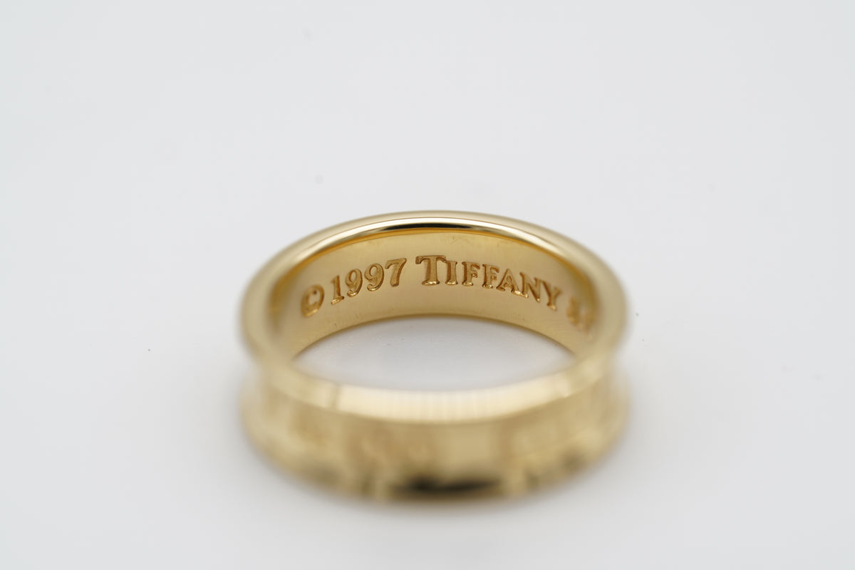 Tiffany & Co. 1837 18k Gold Ring 52