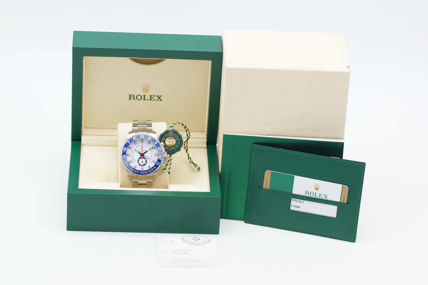 Rolex Yacht-Master II 116680 Full-Set 2015 (LC100) DE
