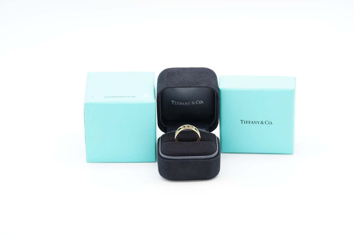 Tiffany & Co. 1837 18k Gold Ring 52