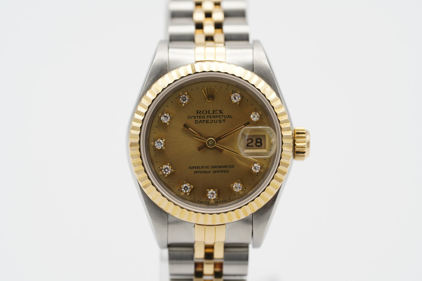 Rolex Lady-Datejust 26 Bicolor 69173G Diamantblatt 1996