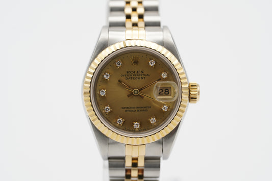 Rolex Lady-Datejust 26 Bicolor 69173G Diamantblatt 1996
