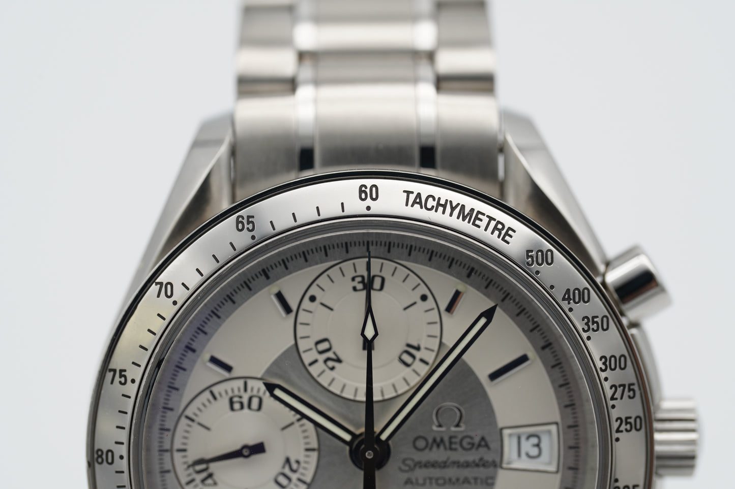 Omega Speedmaster Date 3513.30 Silber 2001 Full-Set