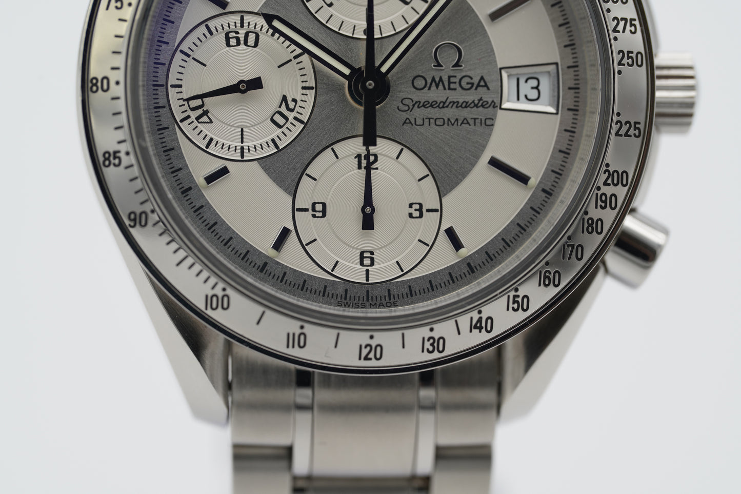 Omega Speedmaster Date 3513.30 Silber 2001 Full-Set