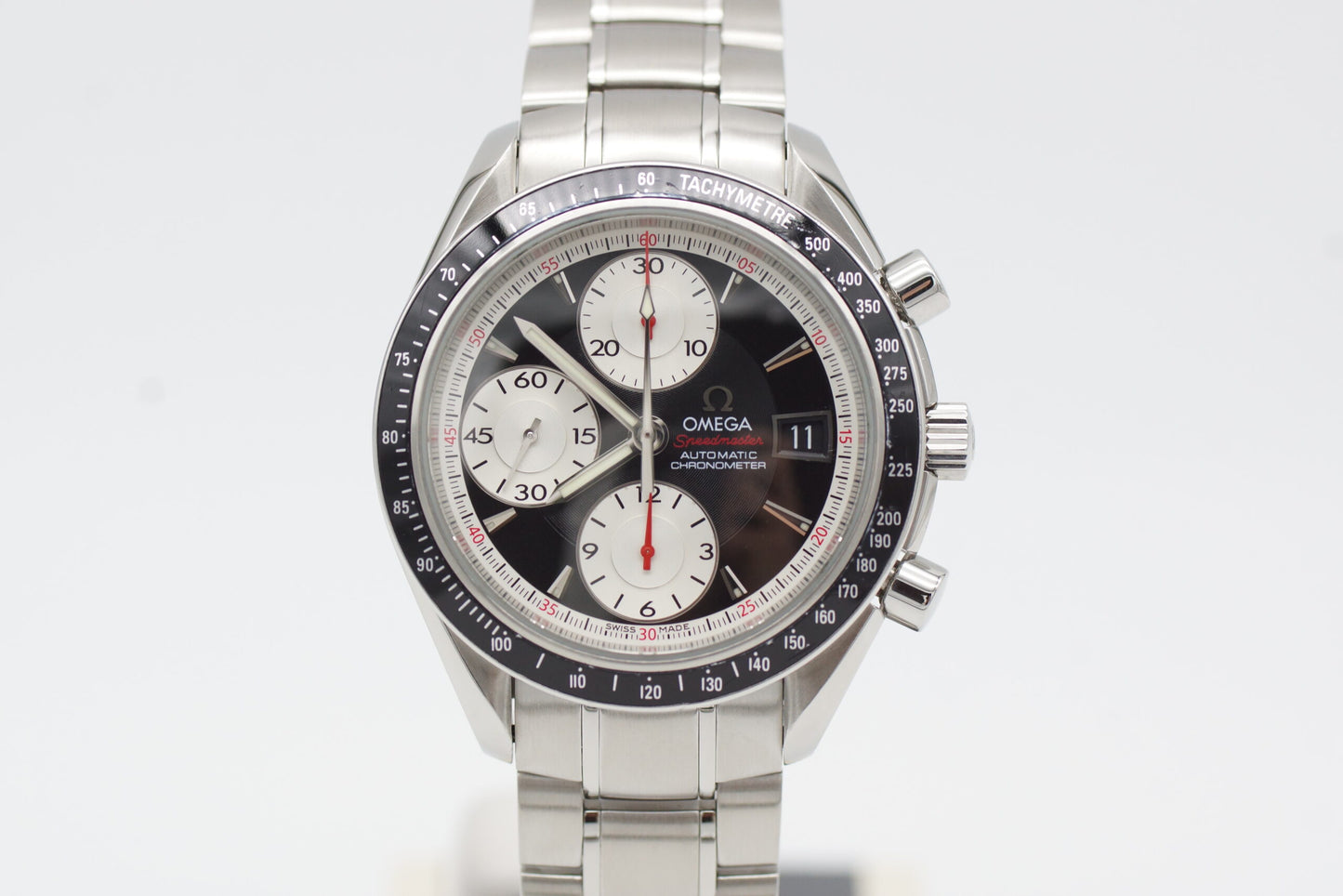 Omega Speedmaster Date 3210.51.00 Chrono Black/White Full Set 2009