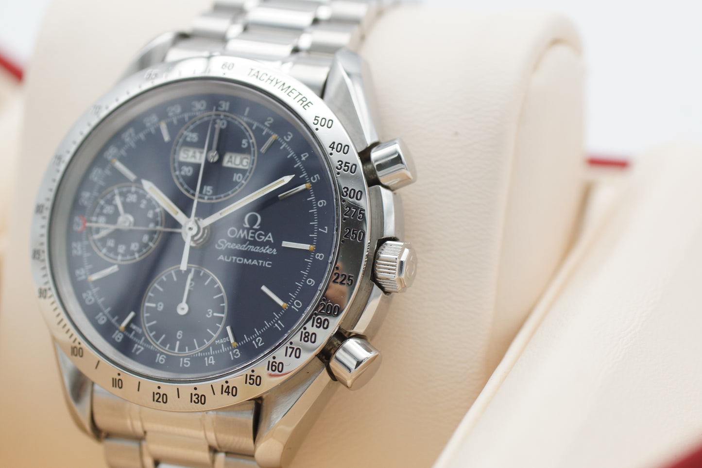 Omega Speedmaster Triple Date // Day-Date 3521.80 Blau 1999