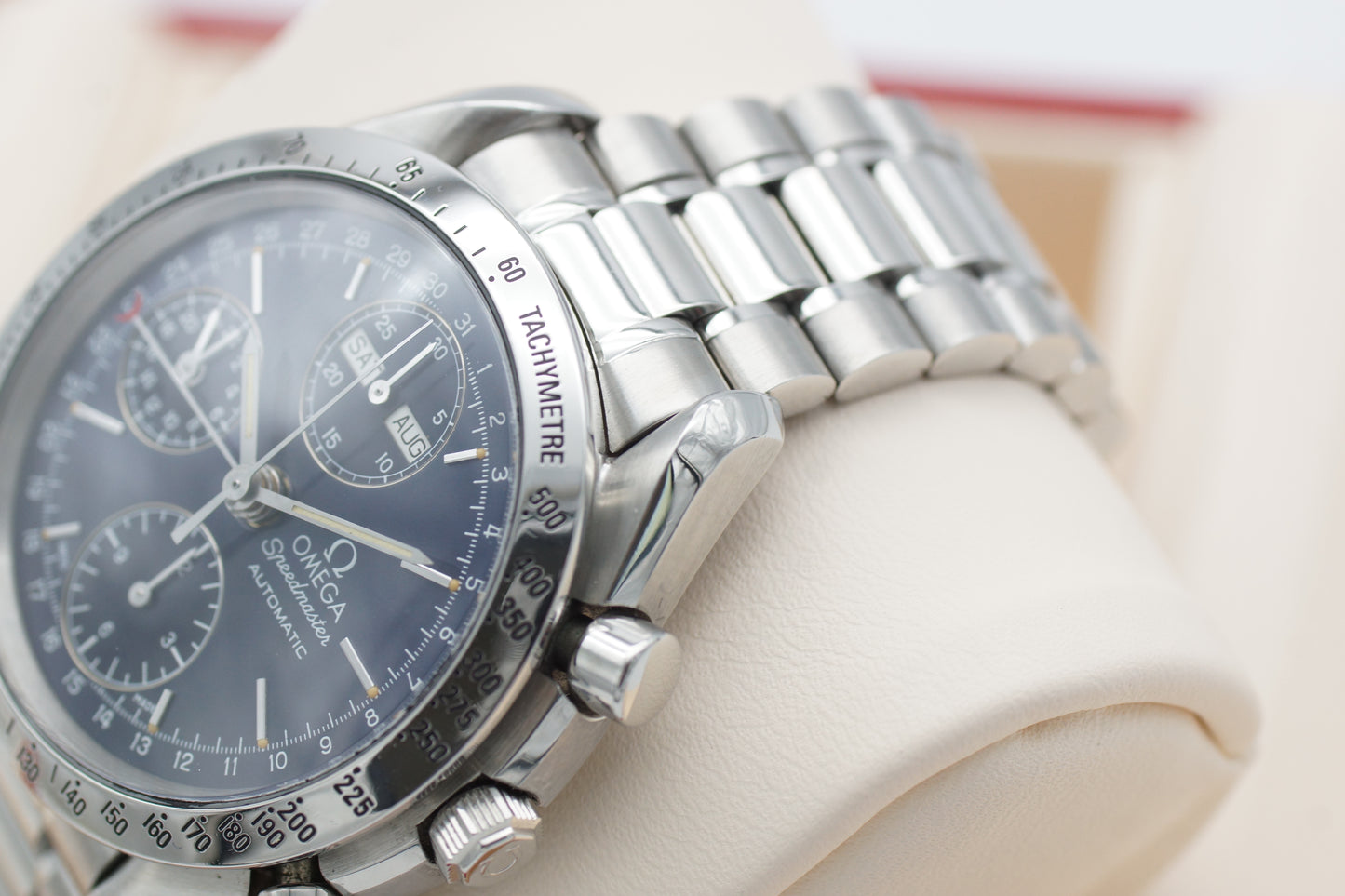 Omega Speedmaster Triple Date // Day-Date 3521.80 Blau 1999