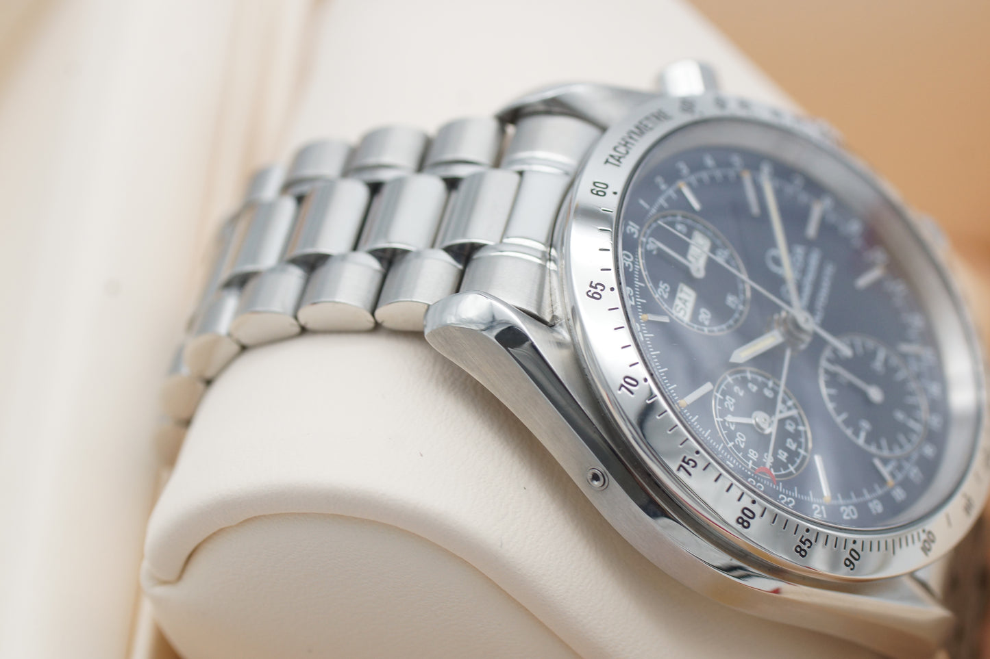 Omega Speedmaster Triple Date // Day-Date 3521.80 Blau 1999