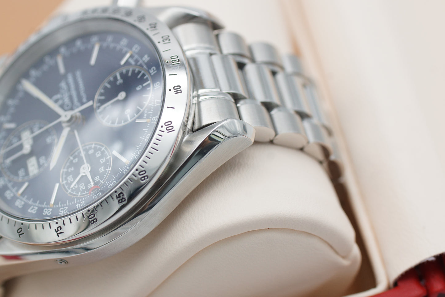 Omega Speedmaster Triple Date // Day-Date 3521.80 Blau 1999