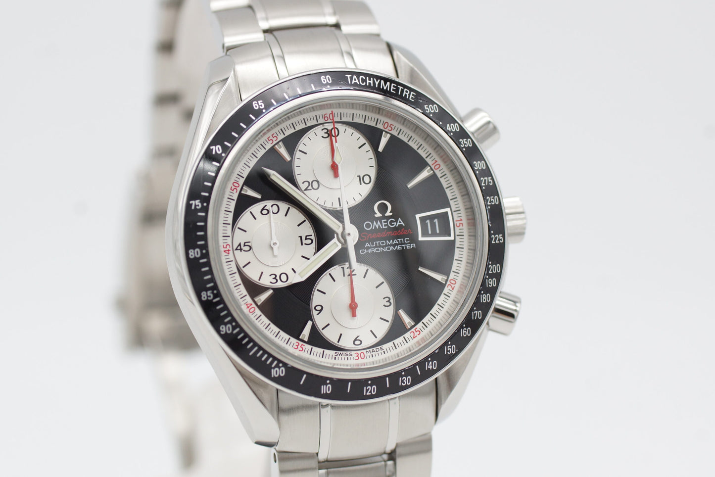 Omega Speedmaster Date 3210.51.00 Chrono Black/White Full Set 2009