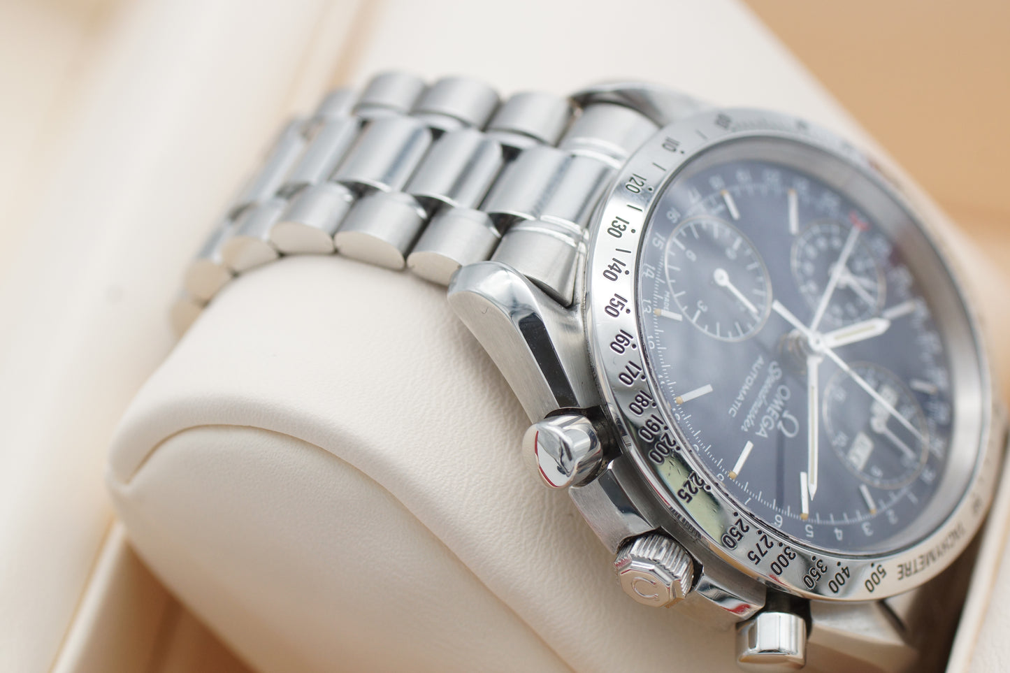 Omega Speedmaster Triple Date // Day-Date 3521.80 Blau 1999