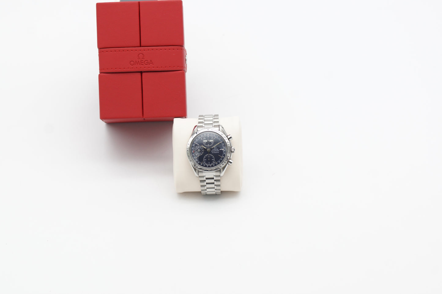 Omega Speedmaster Triple Date // Day-Date 3521.80 Blau 1999