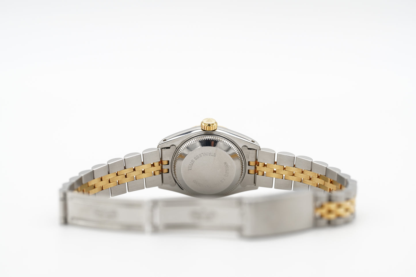 Rolex Lady-Datejust 26 Bicolor 69173 Blau Etui 1992