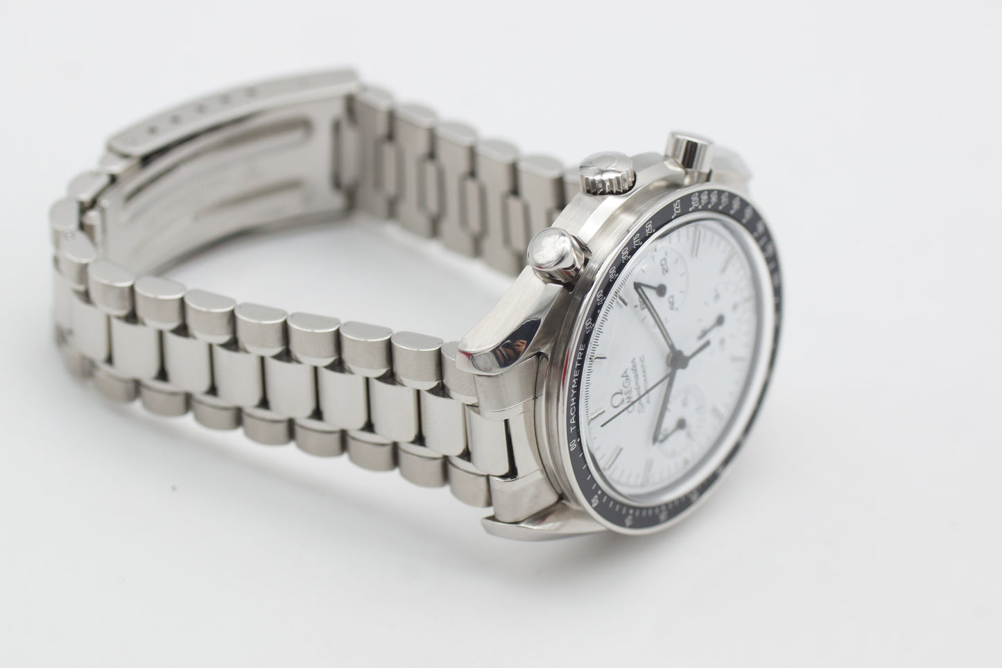 Omega Speedmaster Reduced Albino Weiß 3510.20 Box 1996