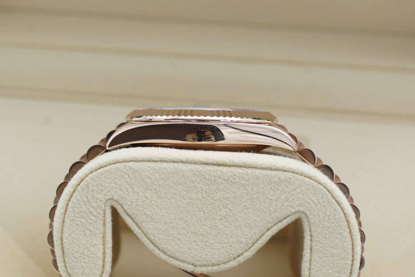 Rolex Day-Date 40 Roségold 228235 Choco Baguette Diamant Full-Set 2020 Service 2025